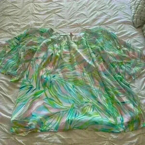 Lilly Pulitzer flutter top or swimsuit cover up size XS